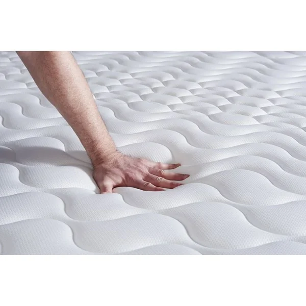 ACTISOM Ensemble Matelas Mémoire De Forme 140x190 Actimemo Night Ep:20 Cm - Sommier Kit Blanc