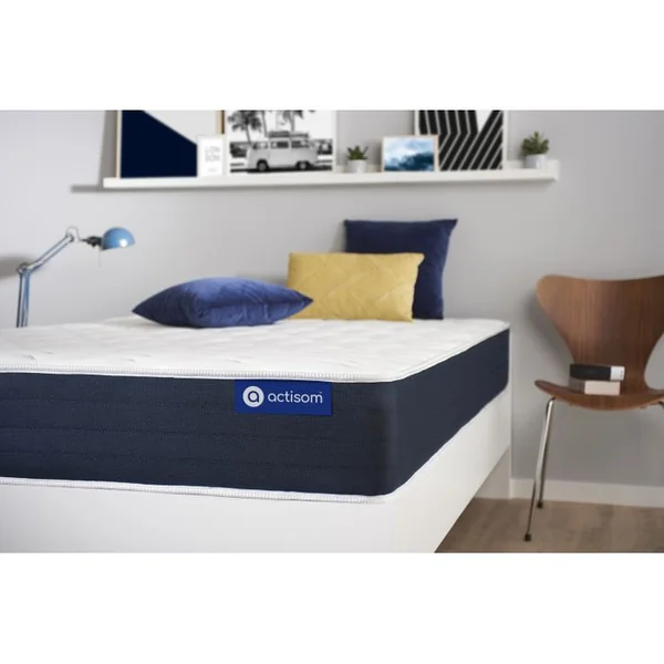 ACTISOM Matelas Mémoire De Forme 140x200 Actimemo Sleep - Ep: 22cm - Confort Equilibré