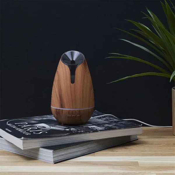 ALTOBUY Diffuseur D'huile Essentielle USB 120ml, Design Bois Naturel Pour Votre Salon - Cilor
