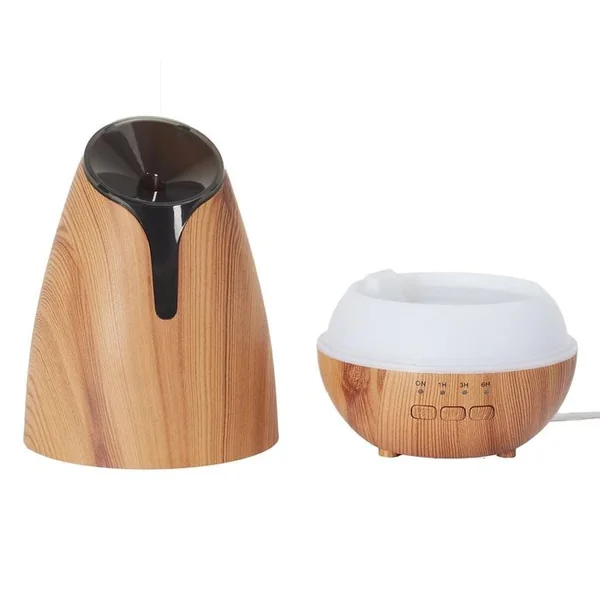 ALTOBUY Diffuseur D'huile Essentielle USB 120ml, Design Bois Naturel Pour Votre Salon - Cilor