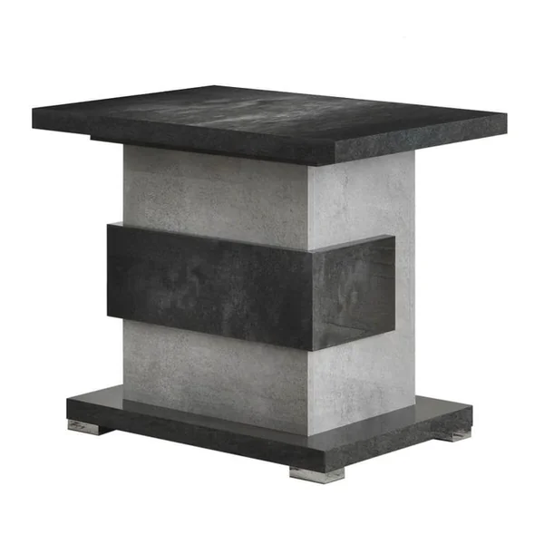 ALTOBUY Ensemble Meuble TV + Table D'appoint + Table Basse à 4 Pieds - Hoffman