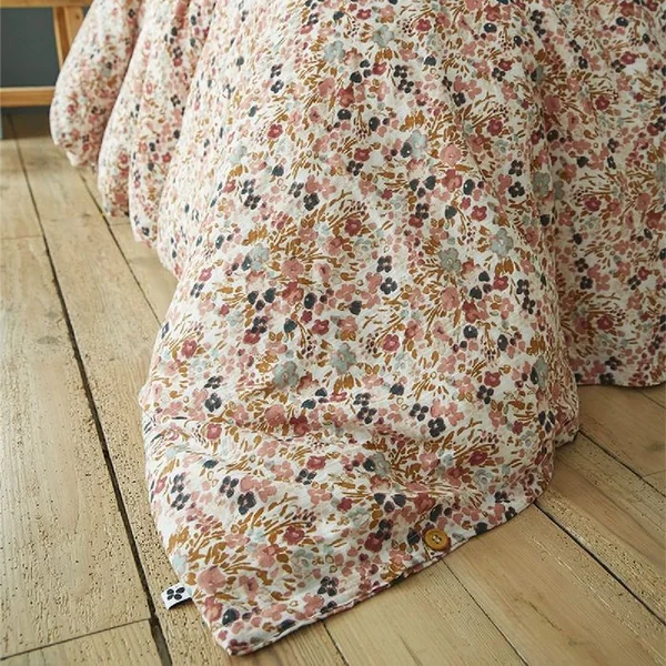 ALTOBUY Housse De Couette 200x200cm Gaze De Coton Motif Liberty - Isis