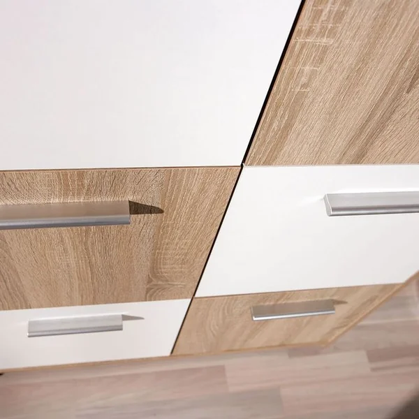 ALTOBUY Meuble De Rangement 6 Portes Aspect Bois - List