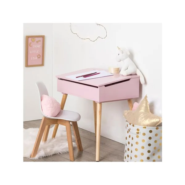 ATMOSPHERA Chaise Pour Enfant En Bois Et Polypropylène Blanc H 58 Cm