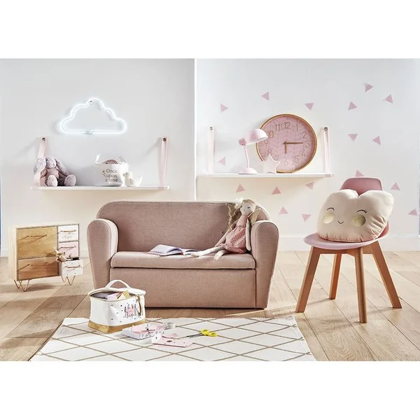 ATMOSPHERA Chaise Pour Enfant En Bois Et Polypropylène Blanc H 58 Cm