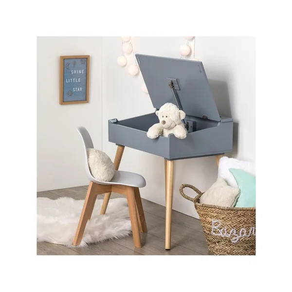 ATMOSPHERA Chaise Pour Enfant En Bois Et Polypropylène Blanc H 58 Cm