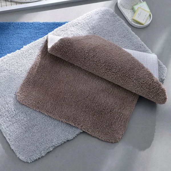 BECQUET Tapis De Bain 50x80 Bleu Tempête En Polyester 1150 G/m²
