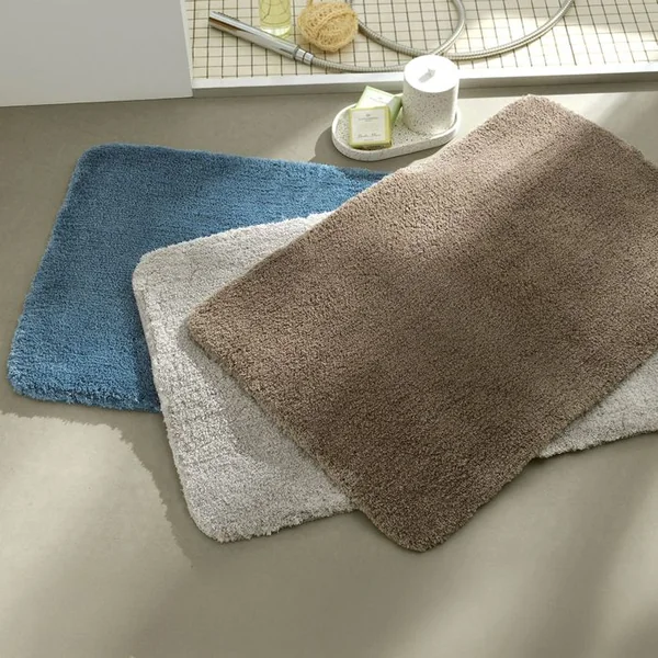 BECQUET Tapis De Bain 50x80 Bleu Tempête En Polyester 1150 G/m²