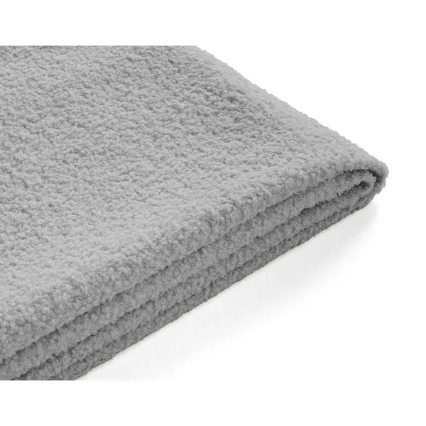 BEST MOBILIER Housse En Tissu Bouclette Gris Clair Pour Canapé Déhoussable Topaze