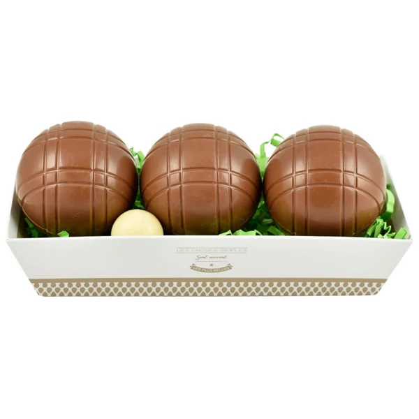 Boules de pétanque au chocolat au lait Oh Gourmand - les 3 pièces