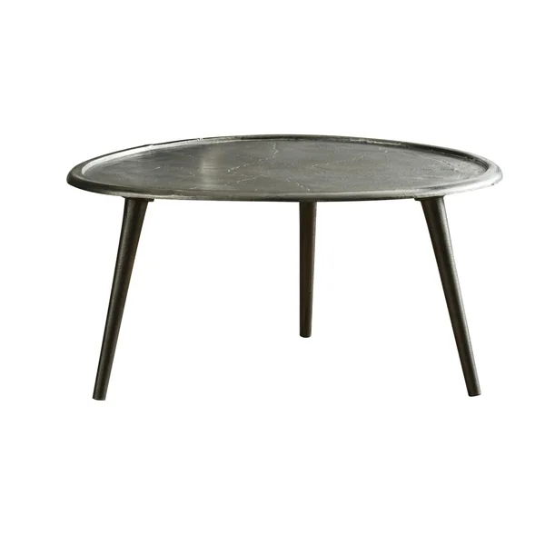 Bout de canapé vintage en métal noir 73 cm TRIBECA