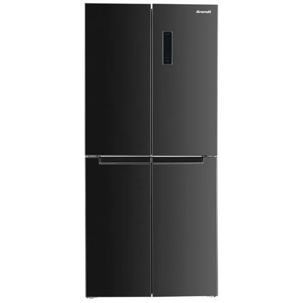 BRANDT Réfrigérateur Américain 80cm 421l E No Frost Inox Bfm870nx