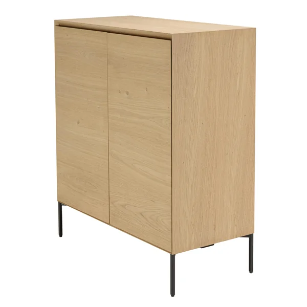 Buffet contemporain 2 portes bois couleur naturelle MAYENCE