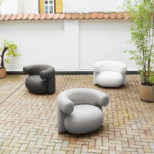 Burra - Lounge chair Outdoor - W.Return - Normann Copenhagen
