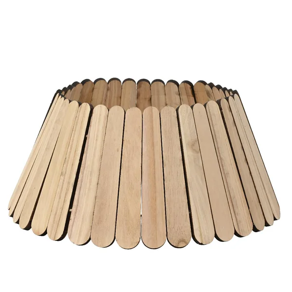 Cache-pied en bois pour sapin 240 cm - Ø 70 x H 28 cm