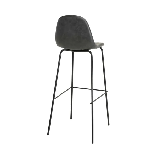 Chaise de bar noir TIM (lot de 2)