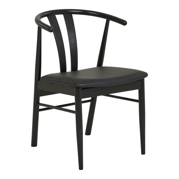 Chaise de salle à manger design noire en bois de hêtre (lot de 2) BERLIN