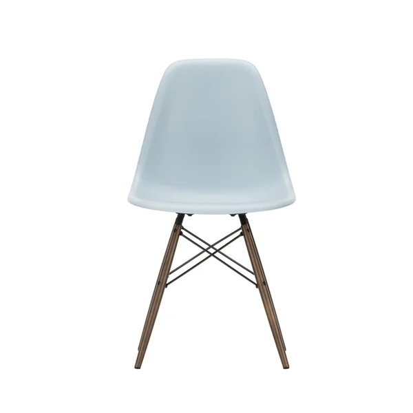 Chaise EAMES PLASTIC CHAIR DSW érable foncé Gris bleuté RE VITRA