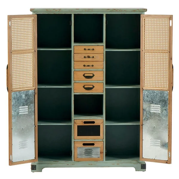Commode 7 tiroirs 2 portes 2 niches LAMPHUN