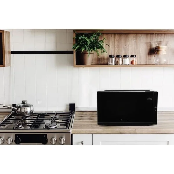 CONTINENTAL EDISON Micro-ondes - Cemo23bg - Gril - Noir - 1280 W - L48 X H29,3 X P33,7 Cm - 23 L