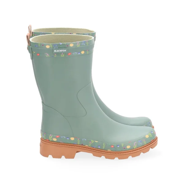 Demi-botte Judy coloris vert en caoutchouc Blackfox - pointure 37