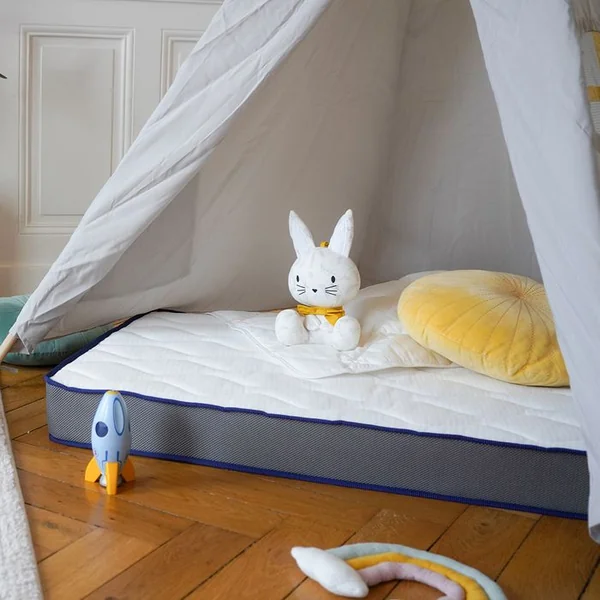 DODO Matelas Bébé Dodotendre - Face été X Face Hiver 60 X 120 Cm Blanc