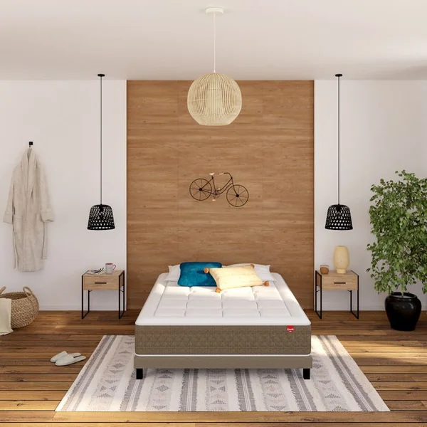EPEDA Matelas ressorts 140x190 cm avec mémoire de forme NEREIDE ép.28 cm