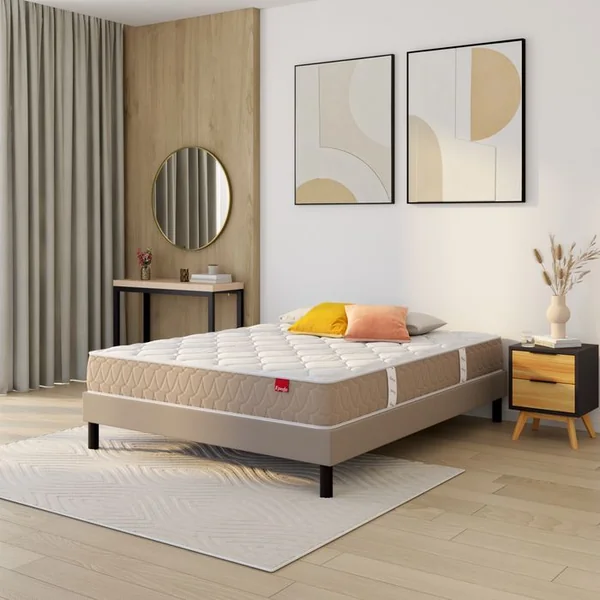EPEDA Matelas ressorts 160x200 cm avec mémoire de forme EGERIE 3 ép.24 cm