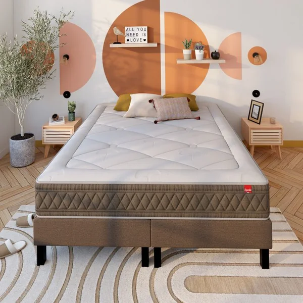 EPEDA Matelas ressorts 180x200 cm avec mémoire de forme NEREIDE ép.28 cm