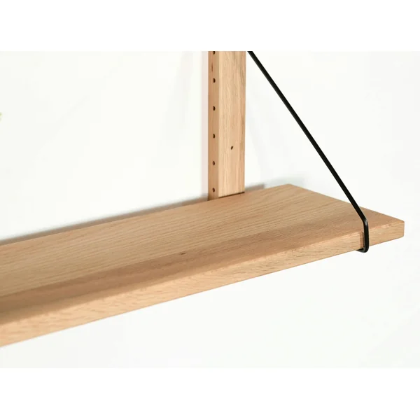 Etagère murale bois massif 3 plateaux (bois blanc) PALERME