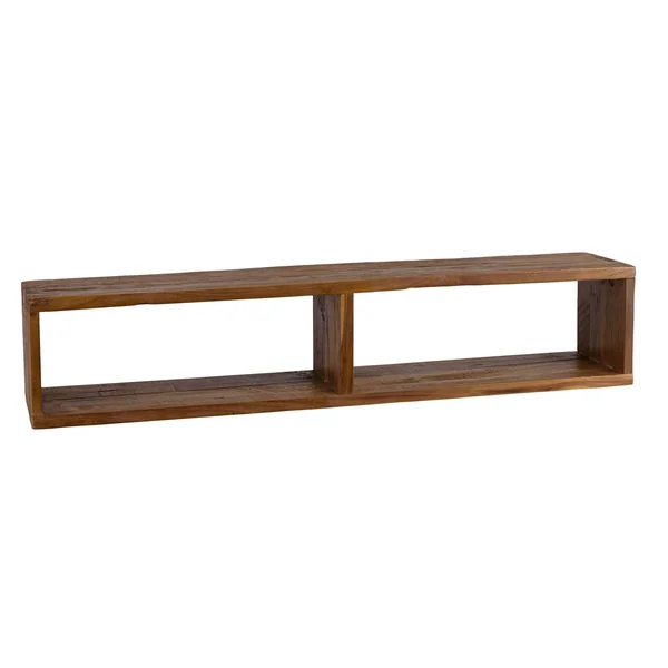 Etagère murale étroite en bois recyclé de teck SWING