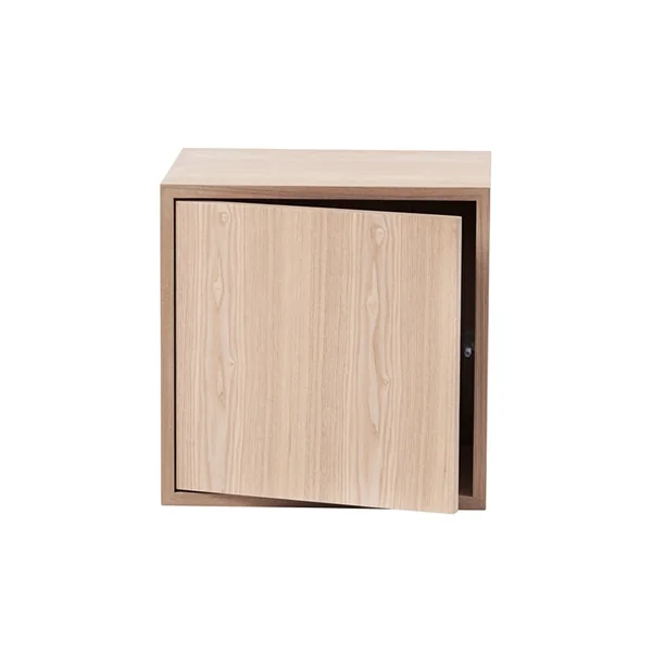 Etagère STACKED Medium avec porte Chêne MUUTO