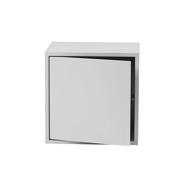 Etagère STACKED Medium avec porte Gris clair MUUTO