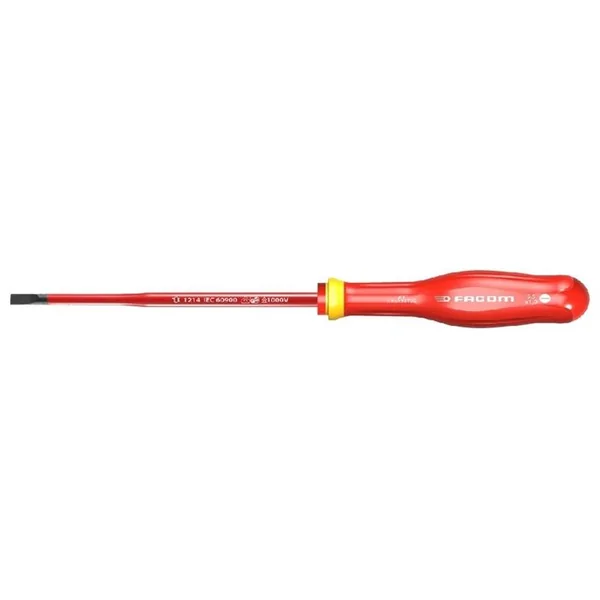 FACOM Tournevis Protwist Isolés 1000v Plat 4x100mm Longueur Totale 210mm - Facom - At4x100tve