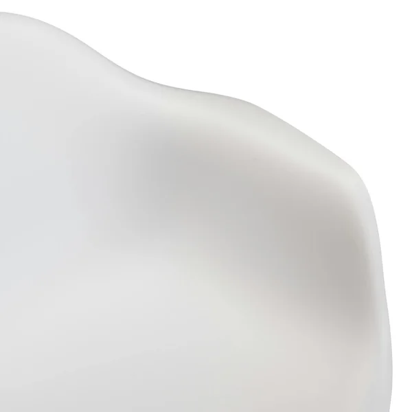 Fauteuil de jardin blanc à dossier rond avec accoudoirs (lot de 6) GIJON