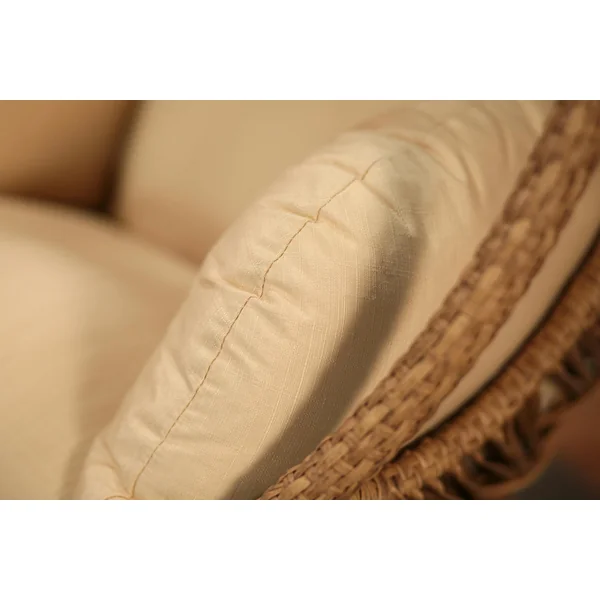 Fauteuil suspendu rond tressage serré finition naturelle SOUTH BEACH