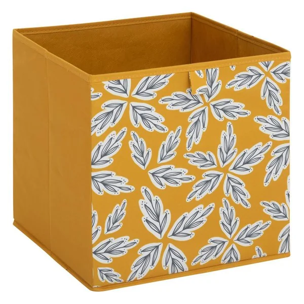 FIVE Lot De 2 Boites De Rangement Folia - L. 31 X L.31 X H. 31 Cm - Jaune