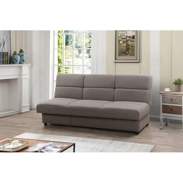 HABITAT ET JARDIN Canapé Clic-clac "enzo" - 185 X 84 X 85 Cm - 3 Places - Gris