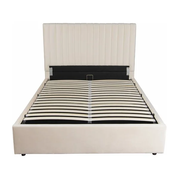 HABITAT ET JARDIN Lit Avec Coffre "mia" - 140 X 190 Cm - Beige