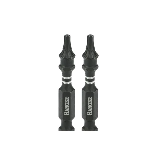 HANGER 2 Embouts Impact 1/4'' Étoile Percée Ttx15 Longueur 75 Mm - Hanger - 134091