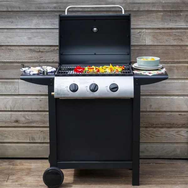 HAPPY GARDEN Barbecue Au Gaz Hawaï - 3 Brûleurs 8,4kw