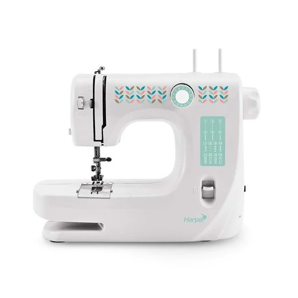 HARPER Machine à Coudre 14 Points Avec Eclairage LED Et Boite D'accessoires Mac3pop