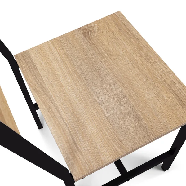 ID MARKET Lot De 4 Chaises De Cuisine Detroit Design Industriel