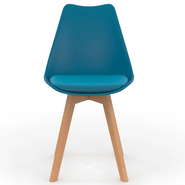 ID MARKET Lot De 4 Chaises Scandinaves Sara Bleu Canard Pour Salle à Manger