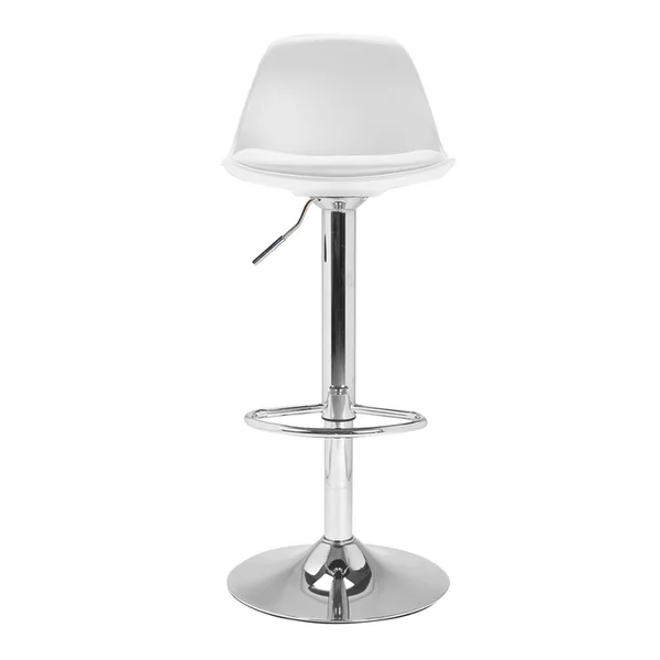 ID MARKET Lot De 4 Tabourets De Bar Karl Design Blanc