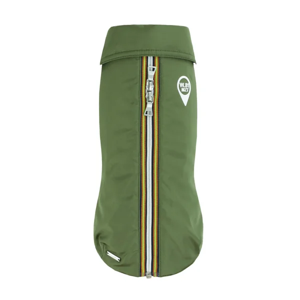 Imper pour chien coloris kaki Wouapy GPS - Taille 46