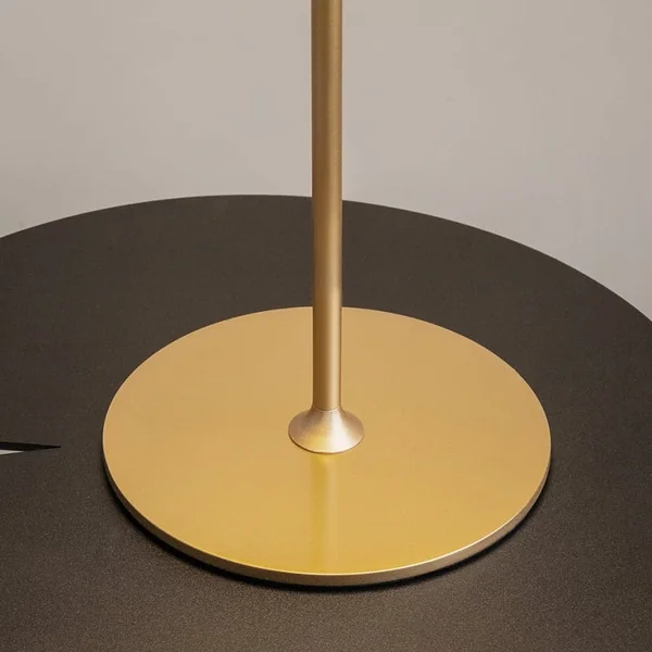 Lampe de table rechargeable dorée - style design ALMA