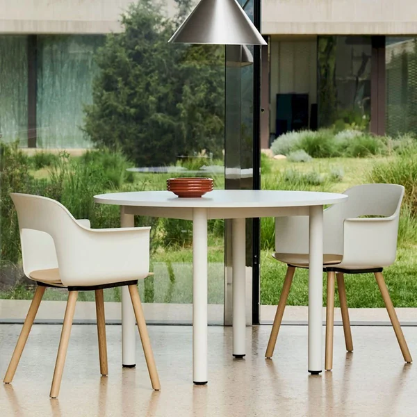 Layout 222 Fauteuil - Pieds bois - Bicolore - Hay