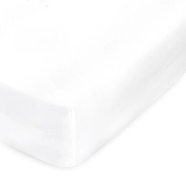 LINNEA Protège Matelas Imperméable Arnon 110x210 Cm Bonnet 40 Cm Molleton Coton Contrecollé Polyuréthane