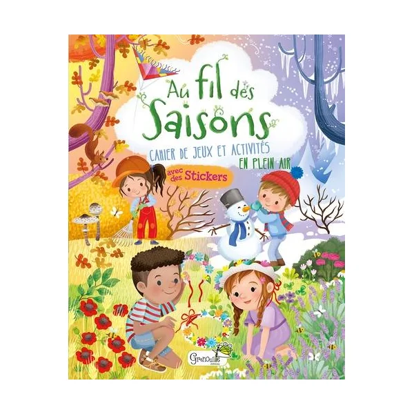 Livre "Au fil des saisons" collection Mes activités jardi aux Éditions Grenouille